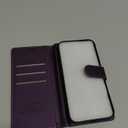 Wallet Case for iPhone 16 Pro Max, RFID Blocking Credit Card Holder, PU Leather Folio Flip Kickstand Protective Shockproof Cover for Apple 16 pro Max (Purple, for iPhone 16 Pro Max - 6.9'')