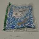 Stella Parker Women's Relaxed Short Sleeve Shirt V Neck Cotton Classic Top, Dream Blue, XL