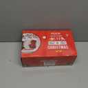 RFAQK 18 Inches Large Christmas Stockings 4 Pack - Burgundy Red, Ivory White, Green - Stretchable Knitted Xmas Stockings with 50Pcs Personalizeable Gift Tags for Family Holiday Christmas Decor