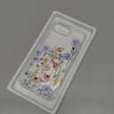 GVIEWIN for iPhone 16e Case with Screen Protector,[Non-Yellowing][Military-Grade Protection] Hard PC&TPU Bumper,Floral Shockproof Protective Clear Phone Case for iPhone 16E 2025(Aconite/Light Blue)