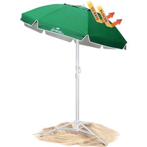 Portable UV Sun Shade Umbrella with Tripod Stand  Lightweight, Adjustable, and Instant Sun Protection for Outdoor Sports, Camping, and More  Green