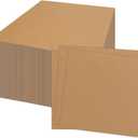 RLAVBL 100 Pack 12x12 Corrugated Cardboard Sheets, Flat Cardboard Inserts for Shipping, Mailing, Packing, DIY Crafts