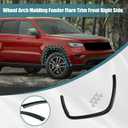 GXARTS Wheel Arch Molding Fender Flare Trim Front Right Passenger Side Replace 5XT68RXFAA 5XT66TZZAB Compatible with Jeep Grand Cherokee 2017 2018 2019 2020 2021