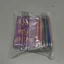 Funrous 32 Pcs Motivational Quote Pens Inspirational Notepads Mini Journal with Ballpoint Pen Small Notebooks Gift for Men Women Coworker Adult Party Favors Prize Teacher Student Office(Simple)