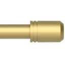 GXOACKJ Curtain Rods for Windows 48 to 84 Inches, 5/ 8 Inch Gold Adjustable Small Curtain Rod Set with Brackets for Bedroom Living Room