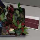 Ling's moment 2 Wedding Artificial Aisle Pew Flowers Chair Decorations Arrangements with Chiffon Ribbons Bordeaux Red for Ceremony Reception Chair Back Floral Decor Reception Church Party Outdoor,Bordeaux Red