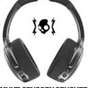 Skullcandy Crusher 540 Active Wireless Bluetooth Headphones with Multi-Sensory Bass, Noise Isolating Over-Ear Fit, Sweat and Water Resistant, 40 Hours Battery, Microphone for iPhone Android - Coal