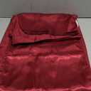 10-Pack Burgundy Satin Table Runner 12 x 108 inches Long Premium Silk and Smooth Fabric Table Runner for Wedding, Decorations for Birthday Parties, Banquets, Graduations, Engagements