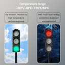 100mm(4inch) LED Traffic Light, 3 Color Stop Go Signal Light