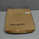 Lamp Shade, Beige Drum Lampshades for Table & Floor Lamps, Natural Linen Hand Crafted Replacement Lamp Shades with Harp Holders, 13" Top x 13" Bottom x 10" High (Beige-1PACK)