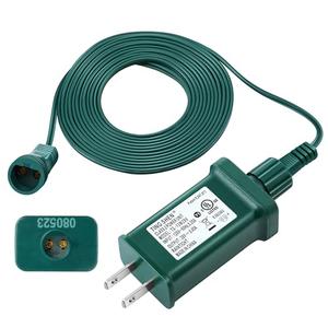 Meonum LED Power Supply, UL Certification Transformer Replacement Class 2 Power Supply with 3 Meter 2 Pin Extension Cable, Low Voltage Transformer US Plug Adapter for Christmas Tree Light (TS-13W29V)