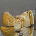 Giegxin 16 x 56 Inch Christmas Extra Large Velvet Bows Christmas Plush Bow Tree Toppers Xmas Tree Decorations for Xmas Holiday Party Car Wreath Wedding Baby Shower Bridal Shower Home Decor (Gold)