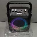 Karaoke Machine, Portable Bluetooth Speaker with 2 Wireless Microphones for Adults & Kids with Lights, Karaoke Microphone with PA System Supports USB/TF/REC/FM/AUX for Home Party Home System Packages