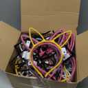 WILLBOND 40 Pcs Bunny Ears Headband Light up LED Headband Glow Hair Accessories for Women Costume Party Supply, 10 Colors