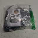 Half White Half Black Mix 24inch Straight Heavy Density Realistic Heat Resistant Synthetic Lace Front Wig