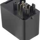 AUTOKAY 12V 7 Pin LED Flasher Relay Turn Signal Light Flash FE249JR Fits for Suzuki GSXR SV DL VZ Lamp Turn Signal Light Bulbs Hyper Blink Flash Controller