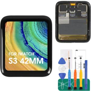 for Apple Watch Series 3 38mm 42mm LCD Display Touch Screen Digitizer Replacement (42mm GPS)
