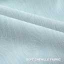 FUTEI Blue Decorative Throw Pillow Covers 26x26 Inch Set of 2,Soft Chenille Jacquard Geometric Pattern Euro Pillow Shams,Modern Home Decor for Couch Bed Living Room