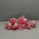 8 Bundles Artificial Peonies Flowers Boho Faux Flowers Arrangements Artificial Centerpiece Spring Bouquet Floral Wedding Decoration for Vase(Pink Series)