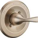 Shower Trim Kit Compatible with Delta 13/14 Series, Shower Cover Plate with Handle, Warm Champagn Gold, Shower Cover Plate with Handle (Valve& Catridge Not Inclued)