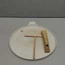 SENSARTE Nonstick Crepe Pan with Spreader, 10-Inch Natural Ceramic Coating Dosa Pan Pancake Flat Skillet Tawa Griddle with Stay-Cool Handle, Induction Compatible (White)