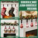 4 Pcs Wreath Hanger Christmas Holder for Front Door, 5 lb Adhesive Wall Hooks Door Hanger Stick on Christmas Stocking Holder Welcome Decoration Sign (Black)