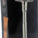 Van Der Hagen Matte Silver TWIST Adjustable Razor