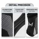 2-Pack Ankle Brace for Men & Women, Adjustable Figure-8 Stabilizer with Straps for Basketball, Volleyball & Running, Compression Sleeve for Sprained Ankle, Plantar Fasciitis & Tendonitis Relief