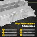 25204723 Engine Valve Cover Compatible with 2016-2022 Chevy Malibu Buick Encore, for 2016 2017 2018 2019 Cruze, 2021 2022 Trax 1.4L 1.5L with Gasket Kit Replace for 12699254 98MC22G 12636177 12366384