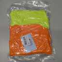 2 x Women's Neon Scrunch Crew Socks 80s 90s Retro 3-Pack Cotton Stacked Boot Calf Cozy Ribbed Slouchy Socks Size 5-10 (1-white/Neon Green/Neon Orange)