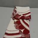 Mr. Pen 36" Red & White Knitted Christmas Tree Skirt, Xmas Tree Skirt, Small Tree Skirt
