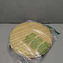 Round Bamboo Tent Basket with lid, Vegetables/Fruits, Bread, Storage Basket (14.1 inches in Diameter)