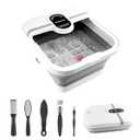 Pedicure Foot Spa, Foot Spa Bath Massager with Heat, Collapsible Bath Soak Tub, Portable for Any Casual Scene to Help You Relax, Mothers Day Fathers Gifts, Gifts for Women Men