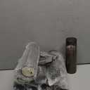 Raycare Flameless Candle with Remote Timer  9 Flickering Acrylic Battery Operated LED Pillar Candles with Embedded Star String for Christmas, Home Decor, and as a Gift(Grey)