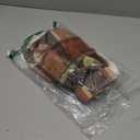 Noubeau Toddler Girls Plaid Outfits Girls Puff Sleeve Knit Ribbed Shirt Tops Plaid Skirt Set Kids Fall Winter Clothes (2-3T, Orange-brown)