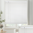 MYshade No-Drill Cordless Horizontal Mini Blinds ‚Äì 27" W x 48" H Tool-Free Inside Mount Window Blinds with 1" Vinyl Slats, Light Filtering & Privacy, Child & Pet Safe, White