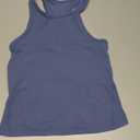 Sport Top Tank Top Blue Tennis Top (Medium, Blue)