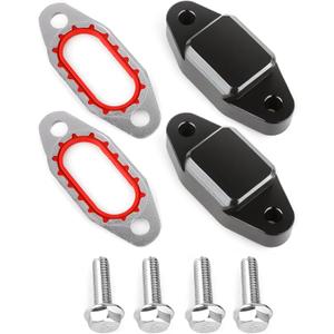 LS Engine Oil Cooler Bypass Cover Block off Plate Compatible with Gen III IV LS Engine Replace OE#12577903(No Sensor Ports)