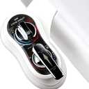 APURE BIDET A121 - Hot and Cold Water Bidet Attachment for Toilet Seat - Dual nozzle - Rear and Feminine Wash- Selfcleaning- Adjustable Water Pressure Non-Electric Bidet Toilet Seat Attachment