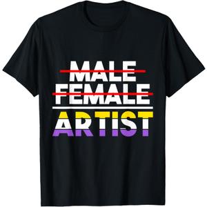 Non Gender Artist Non Binary T-Shirt L