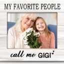 Grandma Gigi Gifts 8x10 Picture Frames, Grandmother Nana Mimi Gifts Wood Photo Frame, Grandma & Me, Grandkids & Grandson Picture Frame for Wall & Tabletop Display
