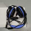 Fachixy FC200 PC Gaming Headset for PS4, PS5, Switch, Xbox One, Mac, Noise Canceling Headphones with Microphone, Computer Headset with 3.5mm Jack & RGB Light (BLUE)