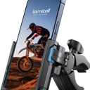 Lamicall Motorcycle Bike Phone Mount - [1s Quick Release] Bike Cell Phone Holder Clip, Bicycle Scooter Handlebar Clamp, for iPhone 16 15 14 Pro Max, Galaxy S25 S24 Ultra, 4.7-7" Phones, Blue