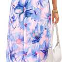 PRETTYGARDEN Floral Dress for Women 2026 Spring Formal Sleeveless Cowl Neck Graduation Summer Wedding Guest Maxi Long Dresses, Size XXL