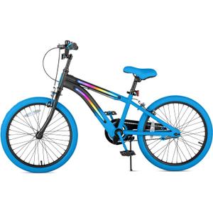 Jetson Light Rider Kids Light-up Unisex Bike, LED Light-up Frame, 3 Different Light Modes (20" Tire, Ombre Blue 20" Inch Tire)