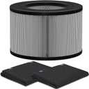 Ontheone 50250-S HEPA Filters Replacement & Carbon Pre-Filter Set Compatible with Honey-well 24000 24500 50250-S 52500 Air Cleaner Purifier, Part Number 24000, (1 HEPA + 2 Carbon Pre-Filter) White