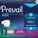 Prevail Breezers 360 Incontinence Briefs, Ultimate Absorbency, Size 3, 15 Count