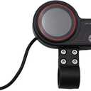 Electric Scooter Throttle with LCD Display,lh100 48V 60V 5 Pin Smart Control Electric Bike Thumb Throttle for 60v controller 11inch Electric Scooter compatible with tf100 electric bike throttle