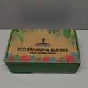 EVERSMART 36 Pcs Wooden Stacking Blocks  Montessori Toys for 1 2 3 4 5 6 Year Old Toddlers and Kids, XL Rocks, No Choking Hazard  Sensory STEM Building Stones, for Girls and Boys