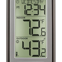 La Crosse Technology WS9160UV3 Digital Indoor Outdoor Thermometer Wireless  MultiFormat Remote Temperature Sensor, Temperature Humidity Monitor with Manual Settings and 24hr Display